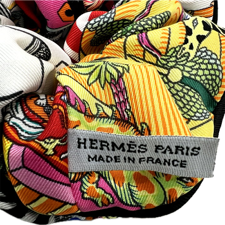楽天市場】【新品】HERMES エルメス シュシュ クラウディア アニマル 