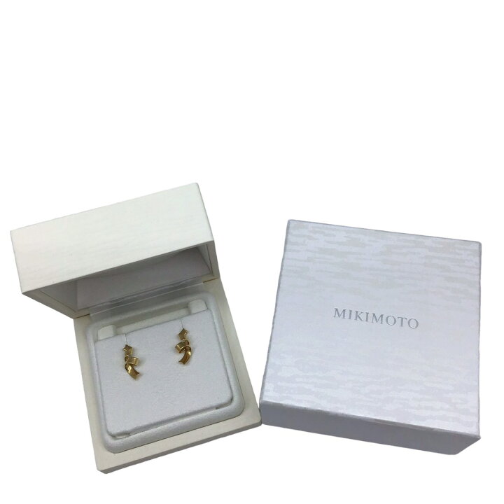 楽天市場】【中古】MIKIMOTO ミキモト ジュドゥリュバン ピアス K18YG 