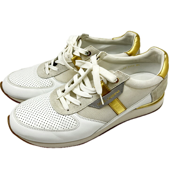 楽天市場】【中古】DOLCE&GABBANA ドルチェ＆ガッバーナ スニーカー 靴  