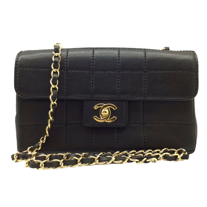 楽天市場】【中古】CHANEL シャネル チョコバー チェーンショルダー 