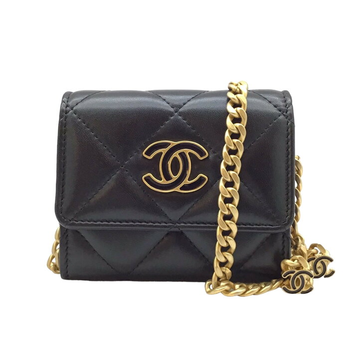 楽天市場】【新品同様】CHANEL シャネル 19 チェーンクラッチ AP2522  