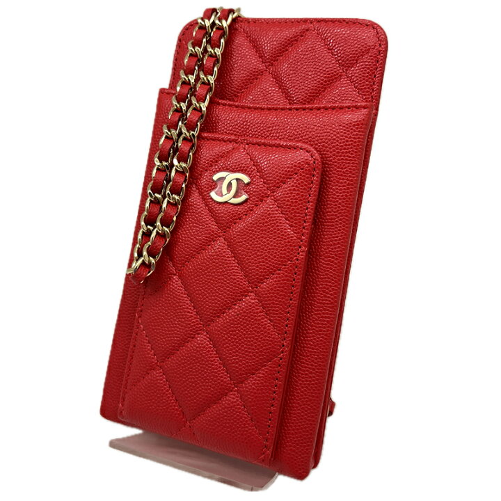 楽天市場】【未使用品】CHANEL シャネル スマホケース チェーン 