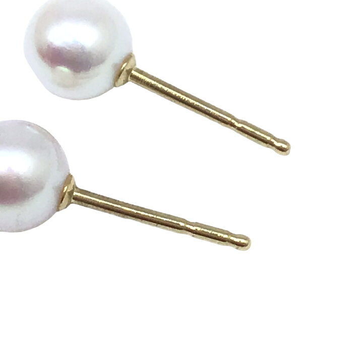 楽天市場】【中古】MIKIMOTO ミキモト パールピアス PE-864MK K18YG 本 