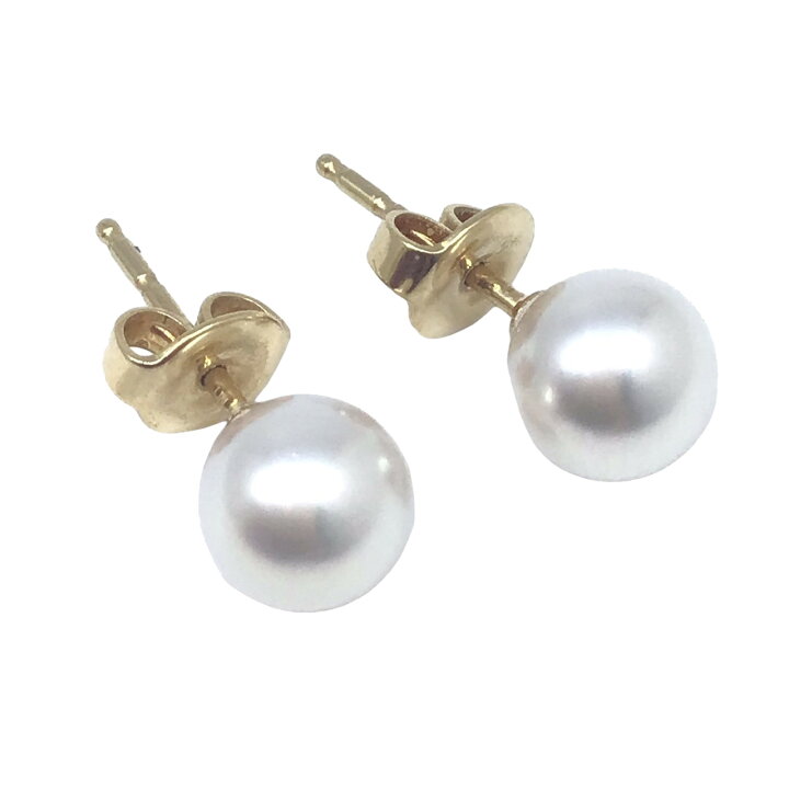 楽天市場】【中古】MIKIMOTO ミキモト パールピアス アコヤパール  