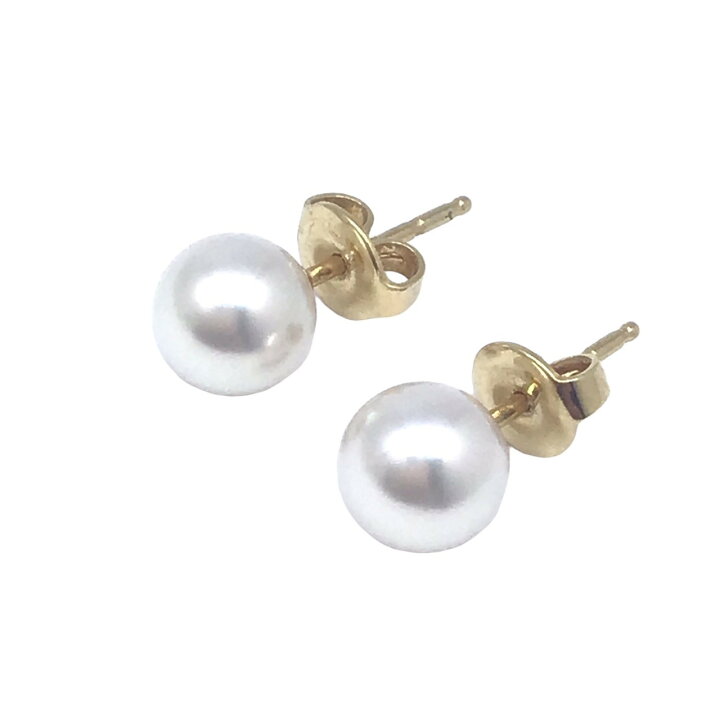 楽天市場】【中古】MIKIMOTO ミキモト パールピアス アコヤパール 