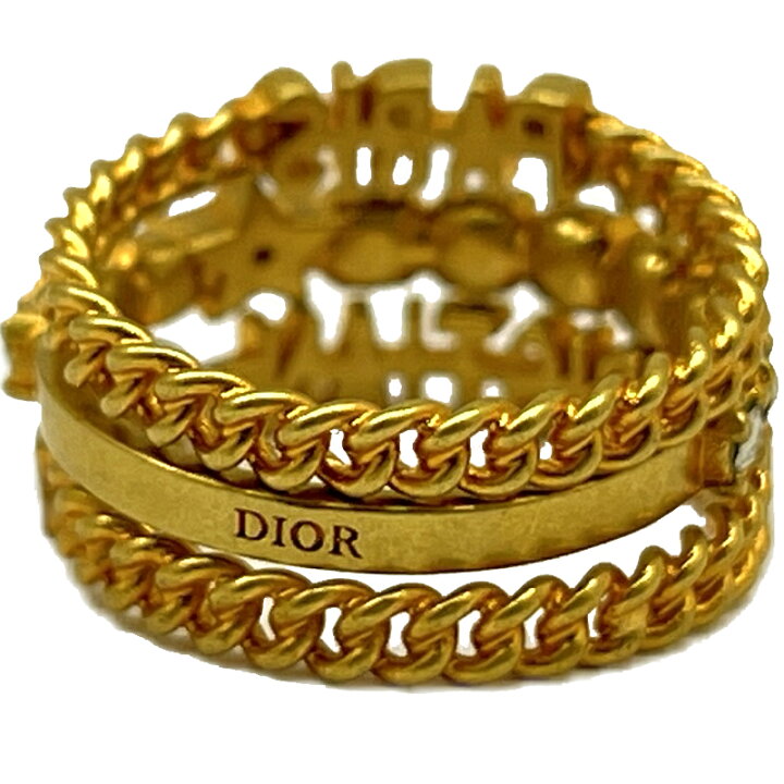 楽天市場】【未使用品】Dior ディオール リング セット ラインストーン 