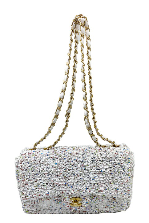 楽天市場】【中古】CHANEL シャネル ダブルチェーン ショルダーバッグ  