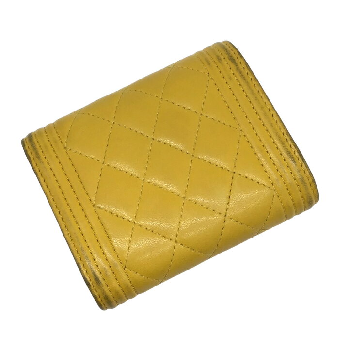楽天市場】【中古】CHANEL シャネル ボーイシャネル 3つ折財布 