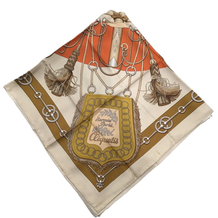 楽天市場】【中古】HERMES エルメス カレ90 クリケティス Cliquetis  