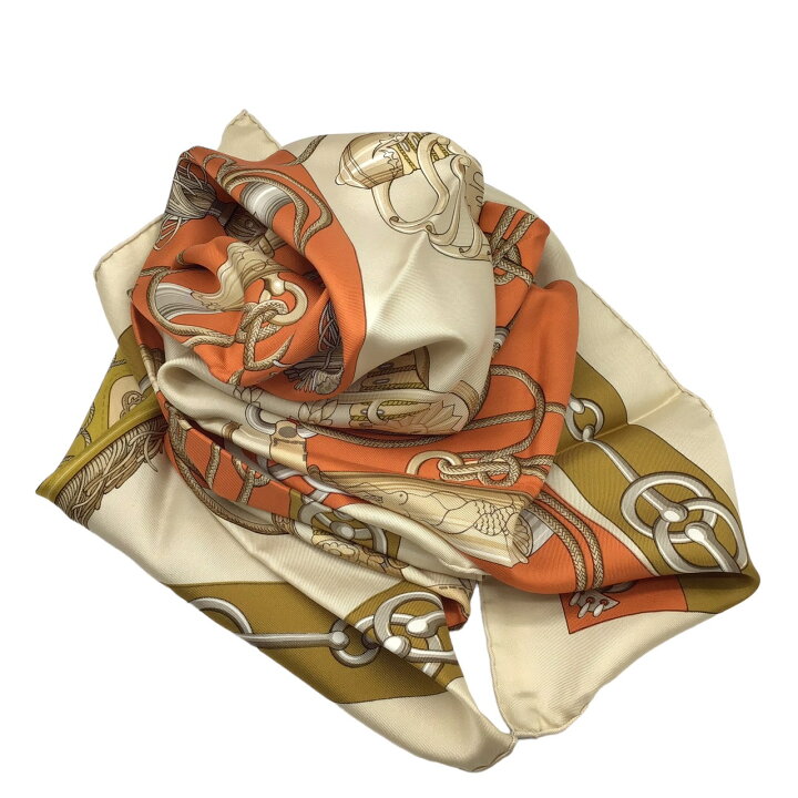 楽天市場】【中古】HERMES エルメス カレ90 クリケティス Cliquetis  