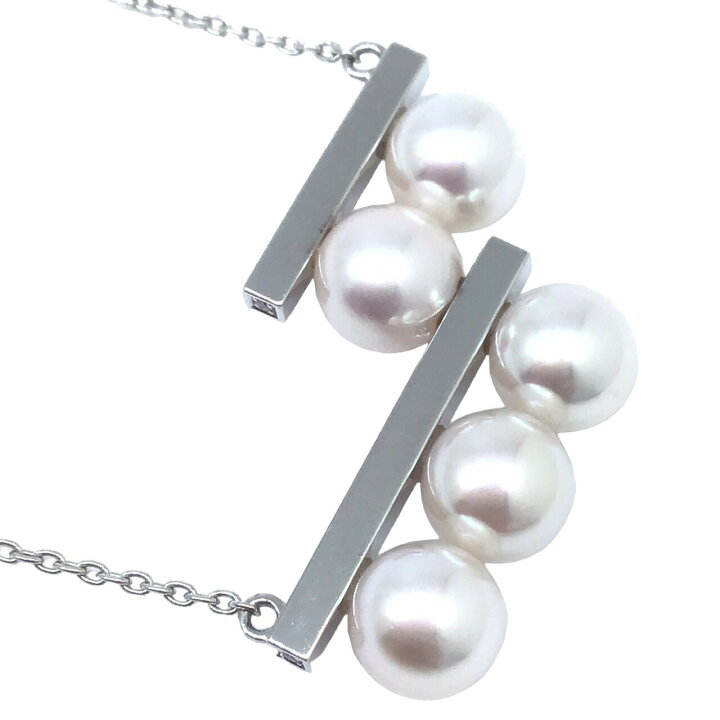 楽天市場】【新品】TASAKI タサキ バランスステップ ダイヤネックレス  