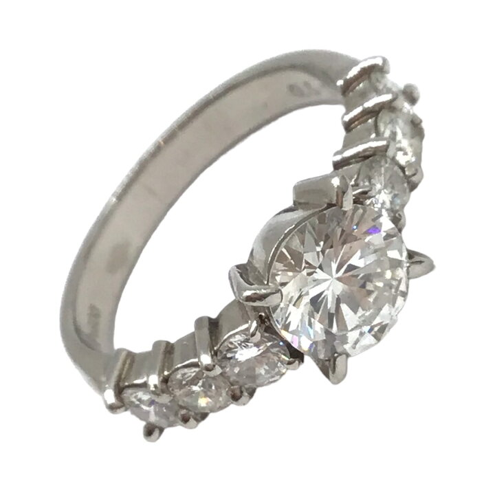 楽天市場】【中古】Pt900 ダイヤリング 1.00ct 0.59ct 11号 PT900  