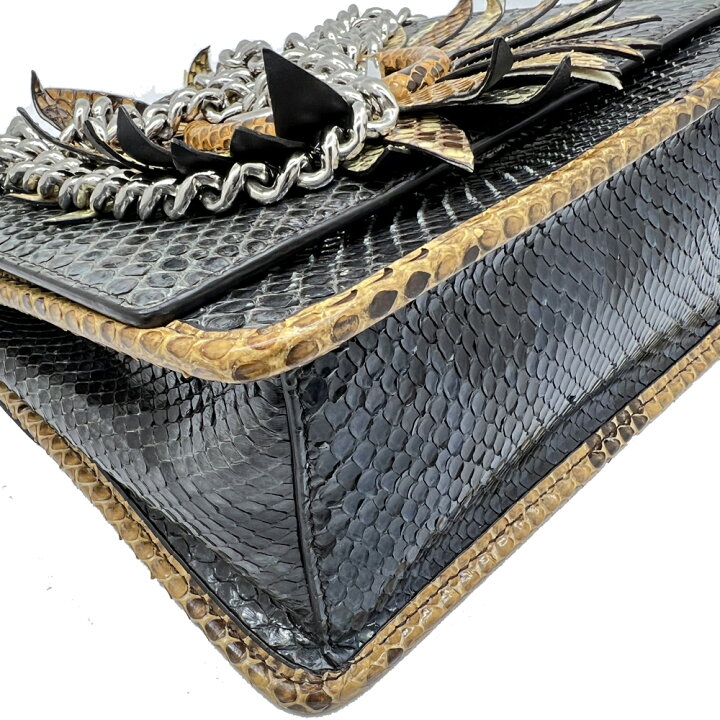 楽天市場】【中古】FENDI フェンディ ミニキャナイエフ パイソン  