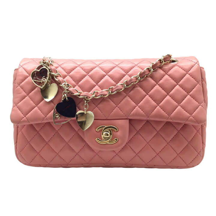 楽天市場】【中古】CHANEL シャネル マトラッセ バレンタイン レザー 