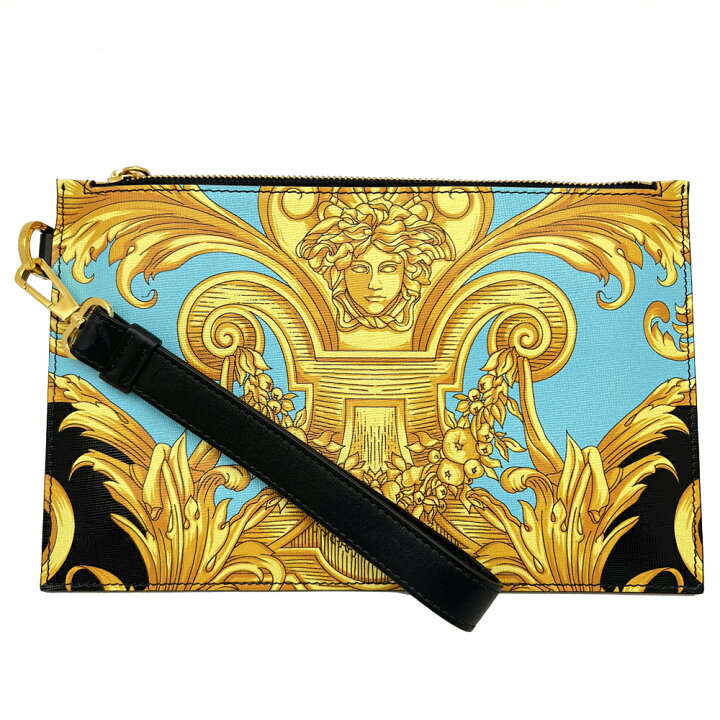 楽天市場】【新品同様】VERSACE ヴェルサーチ クラッチバッグ  