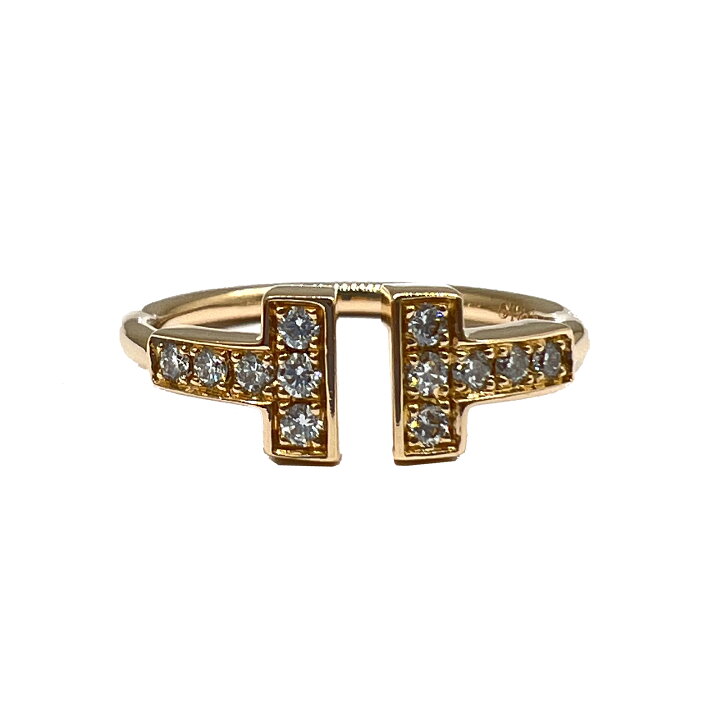 楽天市場】【中古】TIFFANY&Co. ティファニー Tワイヤー K18PG  