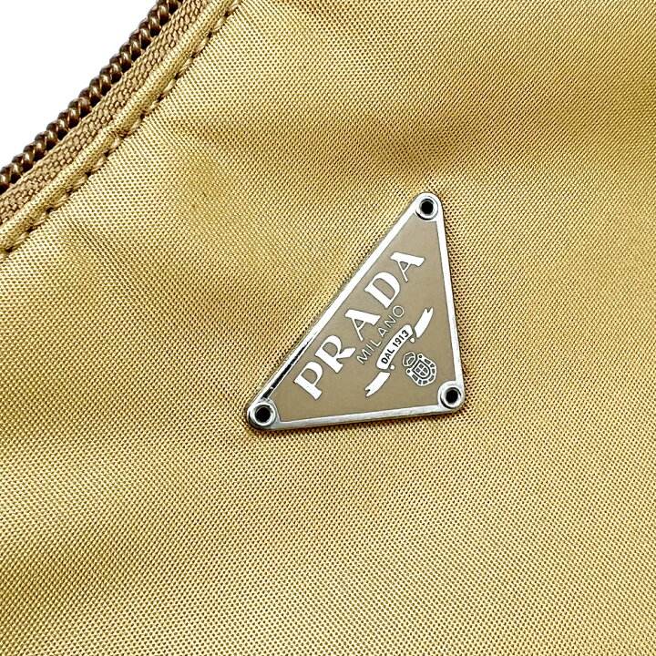 楽天市場】【中古】プラダ PRADA ミニ ハンドバッグ ナイロン イエロー  