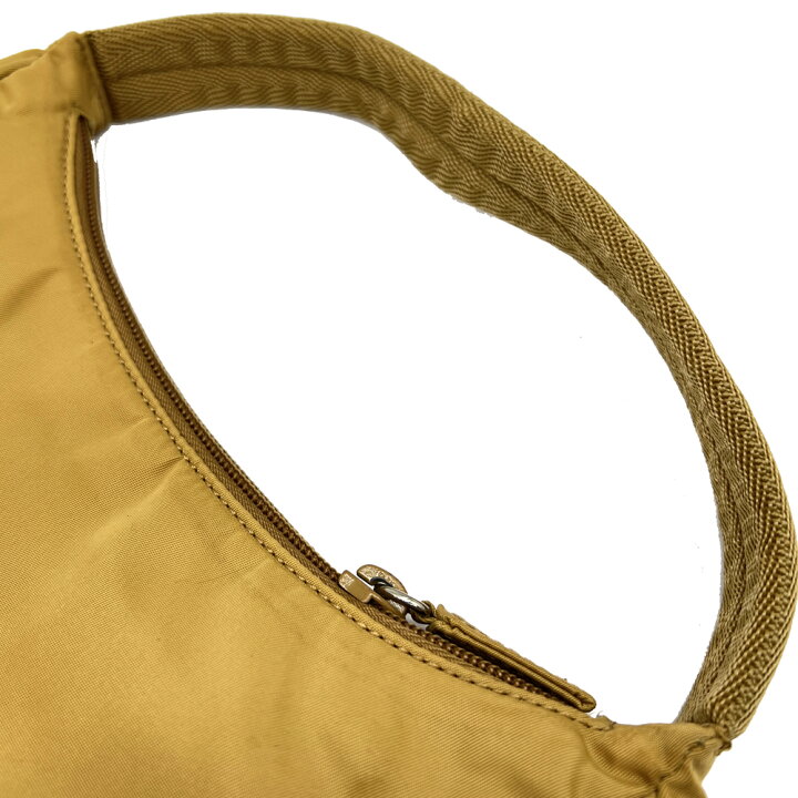 楽天市場】【中古】プラダ PRADA ミニ ハンドバッグ ナイロン イエロー  