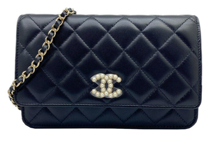楽天市場】【新品】CHANEL シャネル マトラッセ チェーンウォレット 