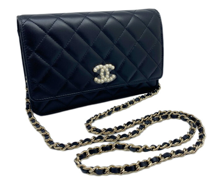 楽天市場】【新品】CHANEL シャネル マトラッセ チェーンウォレット 