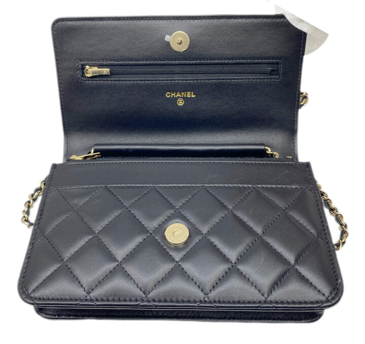 楽天市場】【新品】CHANEL シャネル マトラッセ チェーンウォレット 