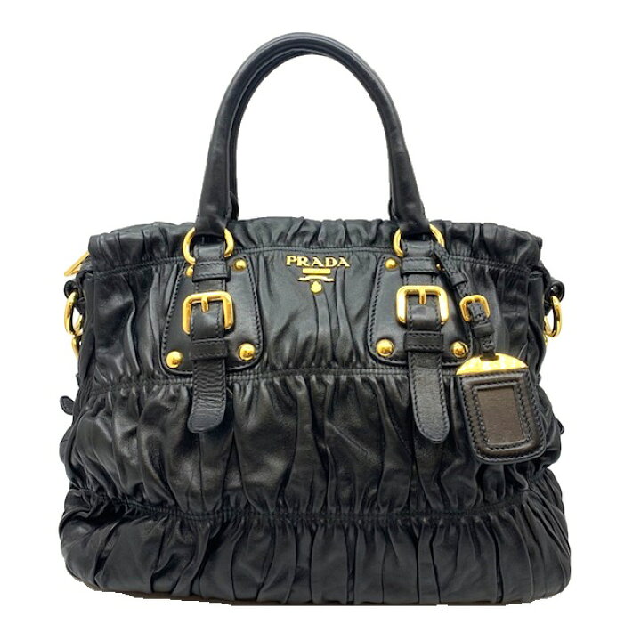 楽天市場】【未使用】PRADA プラダ 2WAY トート バッグ レザー  