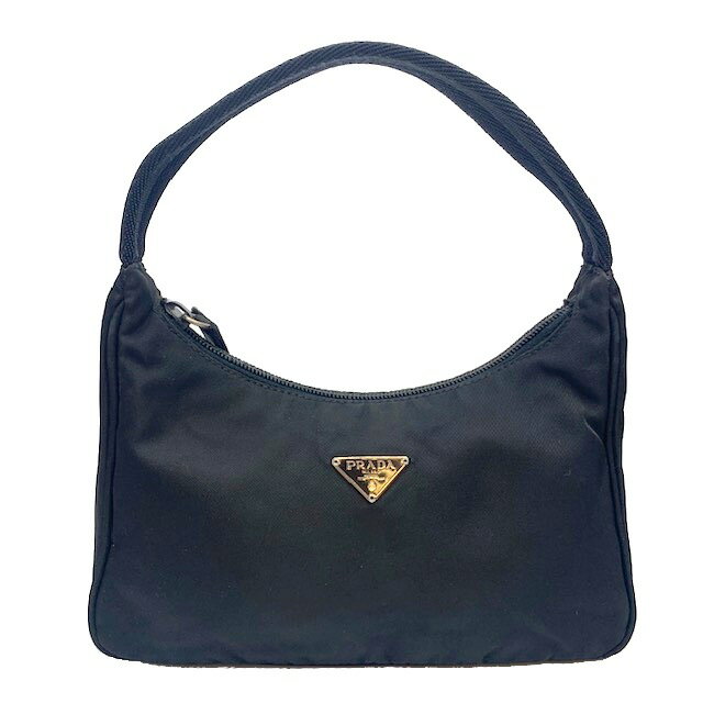 楽天市場 中古 Prada プラダ バッグ ハンドバッグ ホーボー ナイロン ブラック ワンショルダー ブランドギャラリー心斎橋店 Brandgallery 楽天市場店