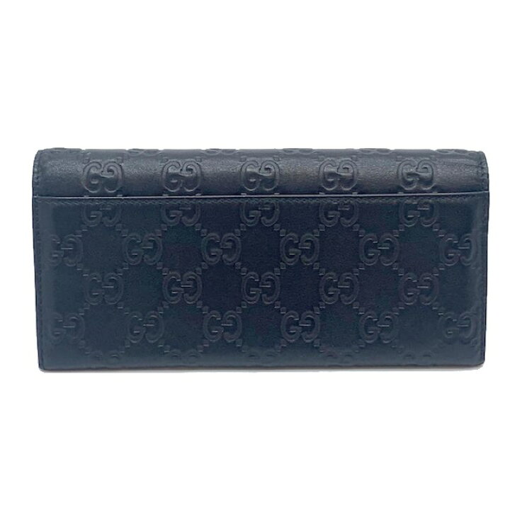 楽天市場】【中古】GUCCI グッチ 二つ折り長財布 233154 グッチシマ  