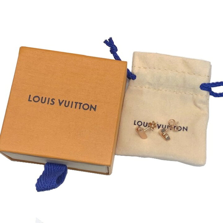 Louis Vuitton Piercing Women's Studs ette M00950 Monogram Flower LV  Initial