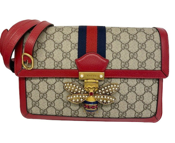 楽天市場】【未使用品】グッチ GUCCI ビー クイーン マーガレット 