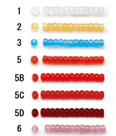 TOHO「丸小」ビーズ【7g】ギョク｛色1〜6｝