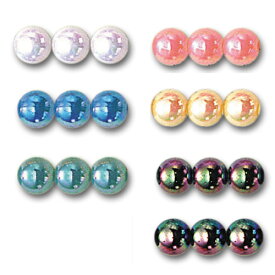 TOHO プラビーズ 〔丸玉 4mm〕 ギョクオーロラカラー【100個入】
