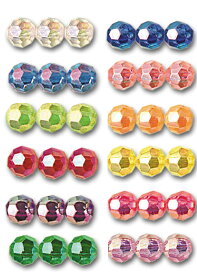 TOHO プラビーズ 〔カット 6mm〕 スキオーロラカラー【100個入】