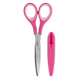 プラス はさみ フィットカット スリムスタイル SC-160S_WHXPK 【左右対称型】【ポップピンク】【メール便可（基準値：15）】