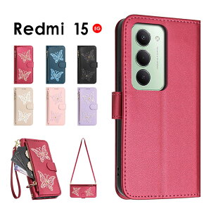 �X�}�z�P�[�X Redmi 15 5G�P�[�X �蒠�^ redmi 15 5G�P�[�X �J�[�h���� redmi 15 5g�P�[�X �V�����_�[ �X�g���b�v Redmi 15 5G�P�[�X ���� ���킢�� REDMI 15 5G�P�[�X �X�}�z�V�����_�[ ���b�h�~�[ 15�P�[�X 