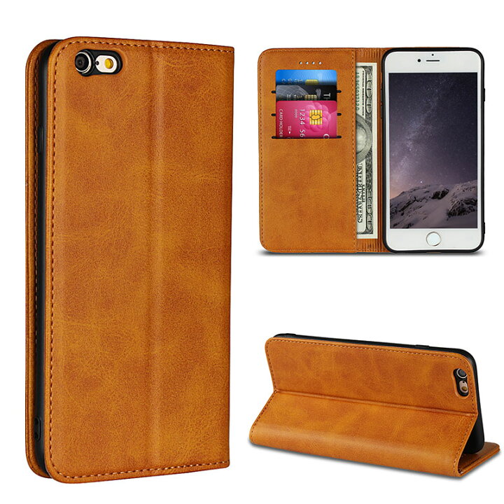 楽天市場 Iphone6 ケース 大人 可愛い 高級感 二つ折り アイフォン6ケース ソフトケース Iphone6sケース マグネット開閉式 Iphone6s Plusケース 手帳型 Tpu カード収納 アイフォン6プラスケース カードポケット スマホケース Sunflower