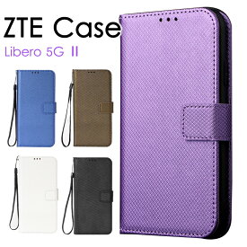 リベロ ファイブジー ツー ZTE Libero 5G II ケース ワイモバイル ZTE Libero 5G II A103ZT ケース Libero5GIIケース ZTE Libero 5G IIカバー Libero5GII ZTE liberoケース ストラップ付 ZTE Libero 5G IIカバー スタンド カード収納 おしゃれ ZTE libero 5G II スマホケース