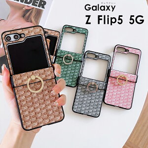 Galaxy Z Flip5 SCG23 SC-54D �T���X���P�[�X �J�o�[ ���킢�� ������� �҂ݍ��ݕ� Galaxy Z Flip5�P�[�X���� Galaxy Z Flip5�J�o�[ �����O�t�� �����h�~ Galaxy Z Flip5 �g�уP�[�X �I�V���� Z Flip5 Z Flip5 �X�}