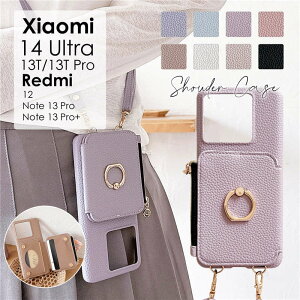 �X�}�z�P�[�X �V�����_�[�X�g���b�v ���|�� �w�ʎ蒠 �����O�t�� �������Redmi 12 5G �P�[�XRedmi Note 13 Pro �P�[�X Redmi Note 13 Pro+ 5G �P�[�X �V�����_�[Xiaomi 14 Ultra �P�[�X Xiaomi 13T�P�[�X���b�h�~