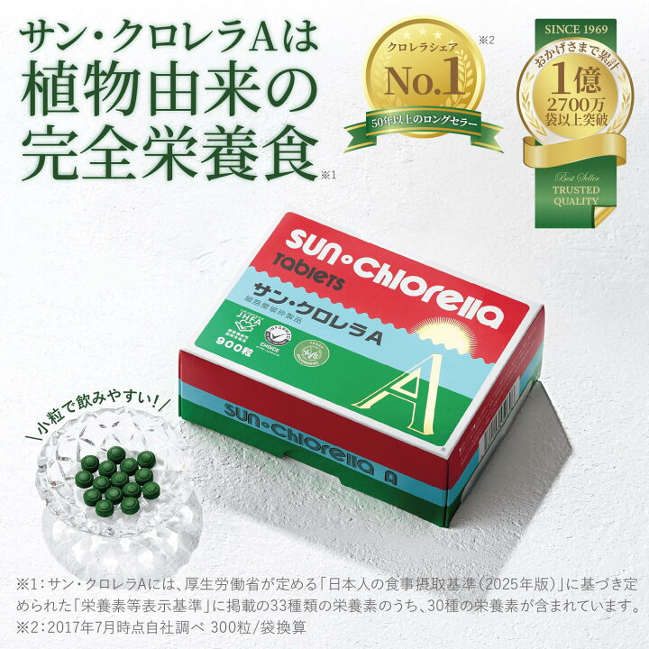 楽天市場】【公式】サンクロレラ A 1500粒 ≪送料無料≫ たんぱく質 