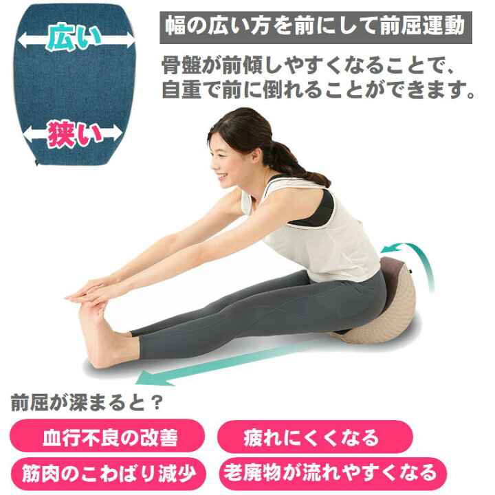 楽天市場】骨盤矯正グッズ リハビリ 体幹 ヨガ バランスチェア 前屈 