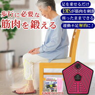 高齢者 運動器具 自宅 室内 座ったまま トレーニング シニア向け エクササイズ 電気マット 足 運動 筋ト…