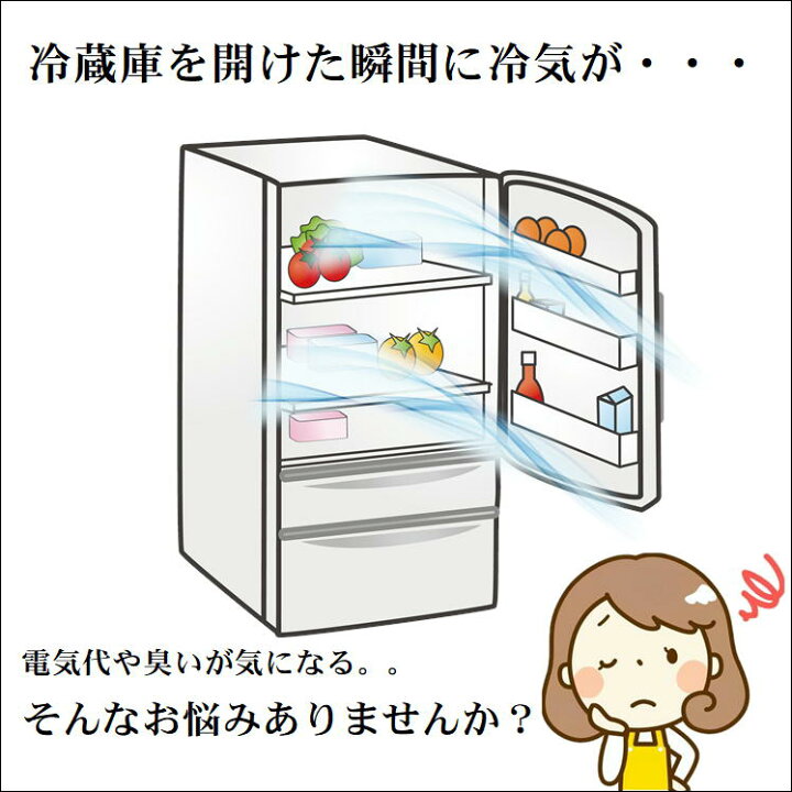 専門ショップ 冷蔵庫クールカーテン 100枚セット販売 冷気が逃げにくい 賢いママが選ぶお役立ちグッズ エコ 冷蔵庫カーテン Fucoa Cl