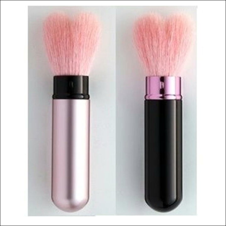 楽天市場 熊野筆 チークブラシ 携帯用チークブラシ 熊野化粧筆 M018モバイルハート メイクブラシ 化粧ブラシ 化粧筆 ハート型 口元 晃祐堂 携帯用 送料無料 サンロード楽天市場店