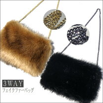楽天市場】3way（素材（生地・毛糸）ファー）（ショルダーバッグ 