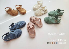 【SALE ¥2800⇒¥2200】SMALL LABEL スモールラベル 子供 ラバーサンダル サンダル 女の子 男の子 靴 くつ 夏 春 秋 シューズ 韓国 韓国ブランド 子供 女の子 ベビー キッズ おしゃれ 可愛い かわいい 写真撮影 SNS14 15 16 17 18 19