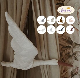 【日本公式】Love me decoration コウノトリ 飾り インテリア 雑貨 子供 ぬいぐるみ ニューボーンフォト 子供部屋 クリスマス プレゼント 写真撮影 SNS バースデー フォト 男の子 女の子 誕生日 ギフト 新築