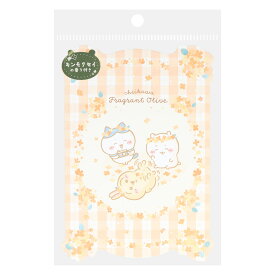 【ちいかわ　公式ライセンス商品】 ちいかわ　Dポストカード　オレンジ　ポストカード　メッセージカード　カード　かわいい　ちい活　ハチワレ　うさぎ　ナガノ　金木犀　なんか小さくてかわいいやつ　サンスター文具