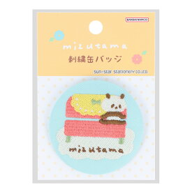 【公式】刺繍缶バッジ　mizutama2　LB