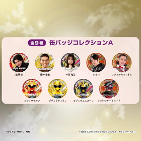 【東映 公式ライセンス商品】缶バッジコレクション ナンバーワン戦隊ゴジュウジャー 素顔の戦士シリーズ 限定商品 缶バッジ ゴジュウジャー サンスター サンスター文具